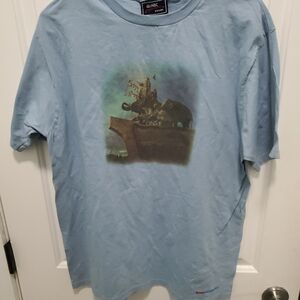 Vintage 00s EVAN ALMIGHTY american disaster comedy family movie promo t shirt...